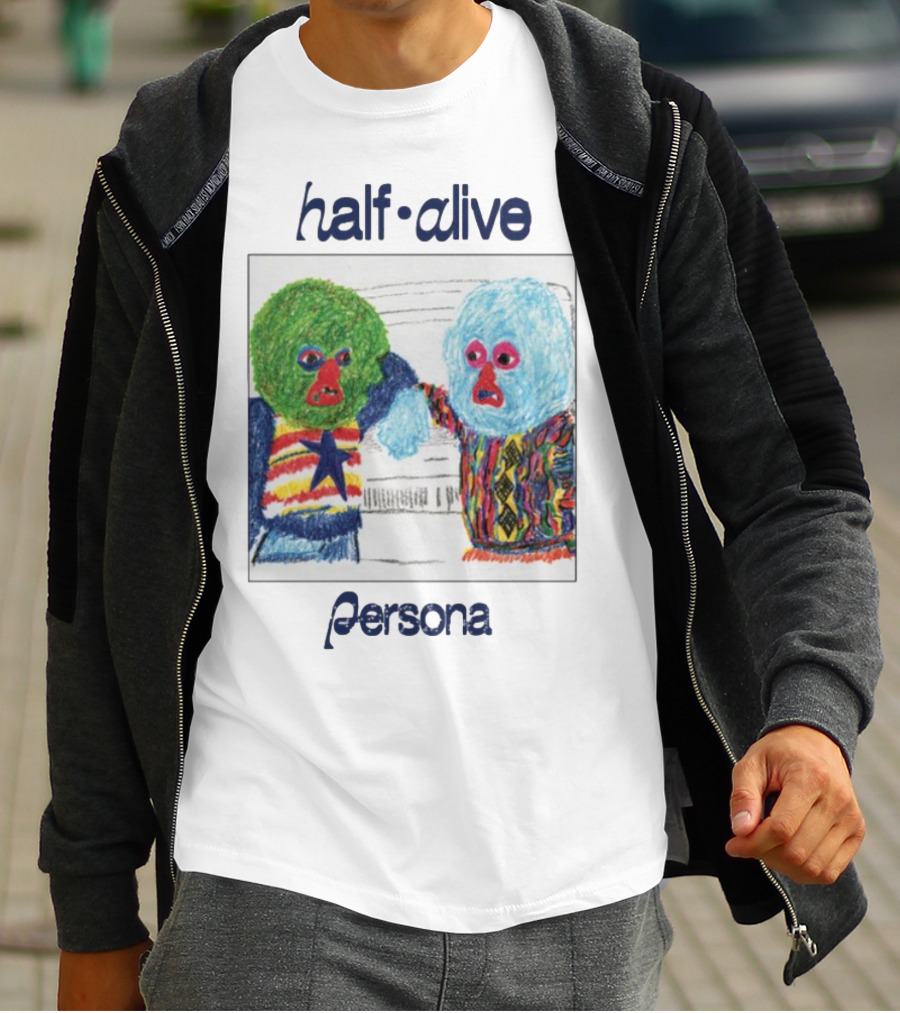 Half Alive Persona Crayon Art Duo T-Shirt