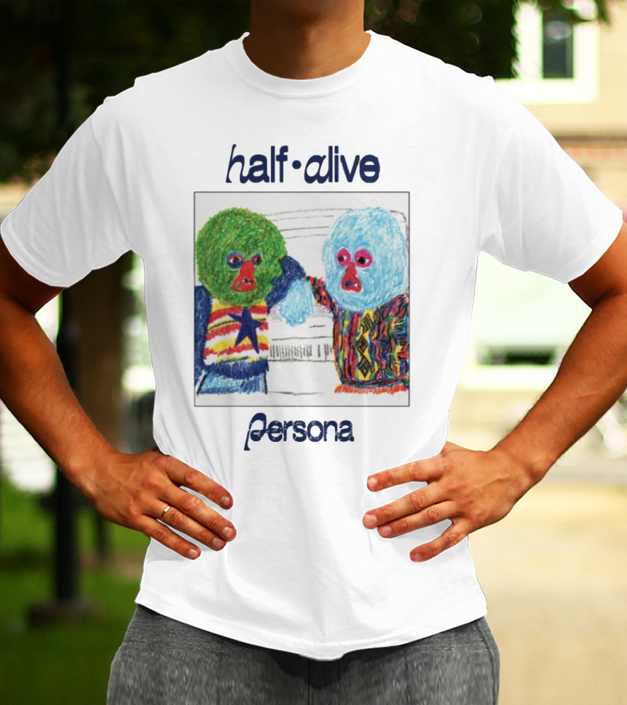 Half Alive Persona Crayon Art Duo T-Shirt