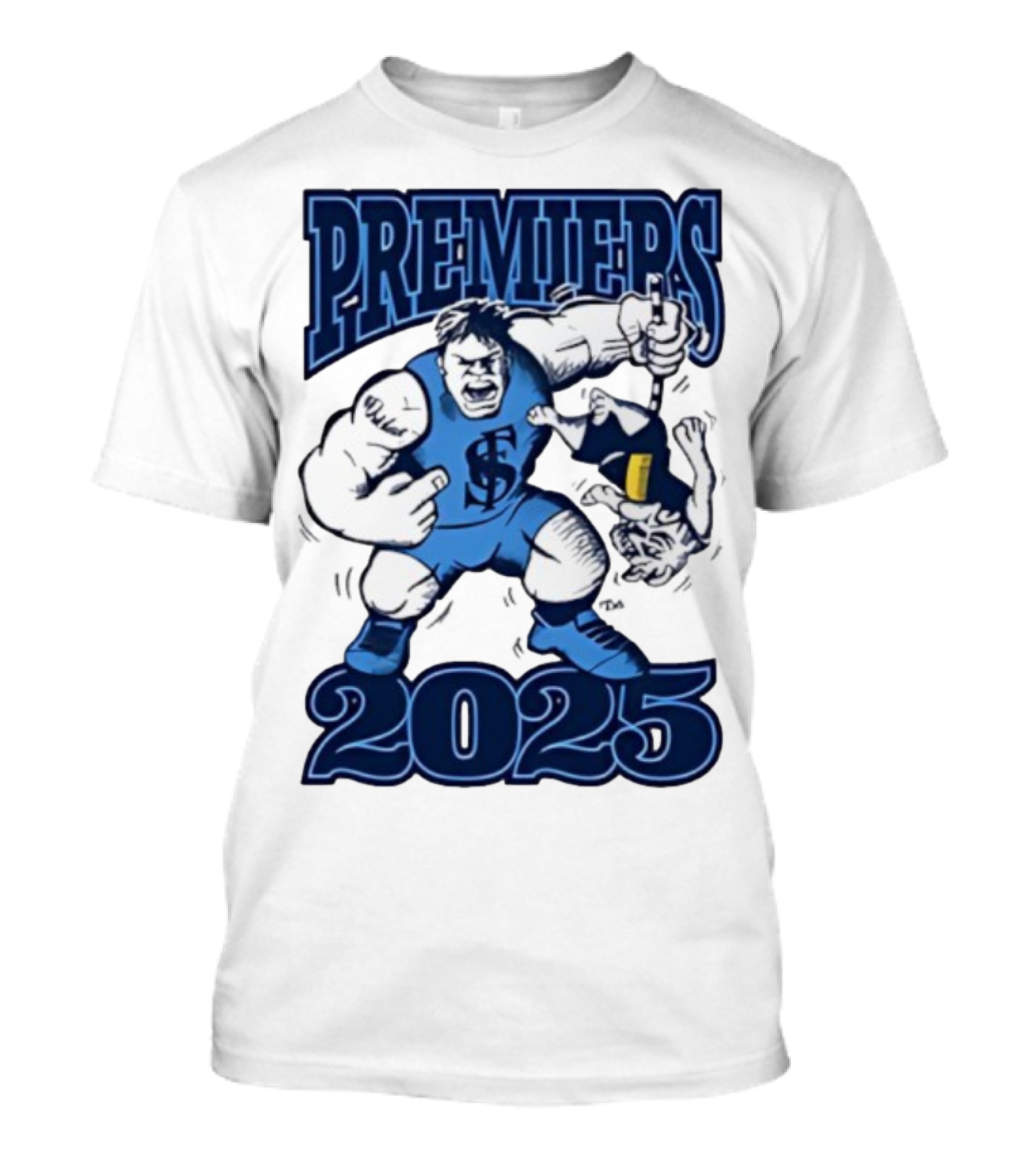 Sturt Football Club Premiers 2025 Mascot Victory Image T-Shirt