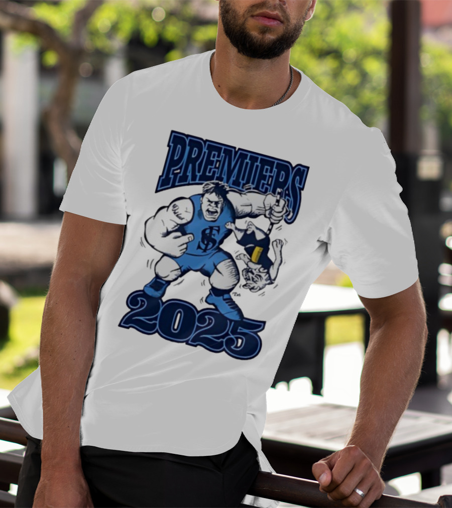 Sturt Football Club Premiers 2025 Mascot Victory Image T-Shirt