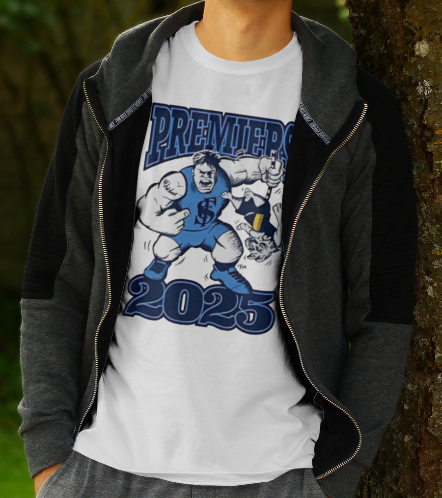 Sturt Football Club Premiers 2025 Mascot Victory Image T-Shirt