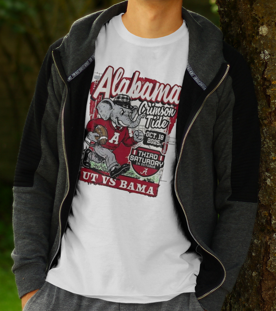 Alabama Crimson Tide UT Vs Bama October 18 2025 Third Saturday T-Shirt