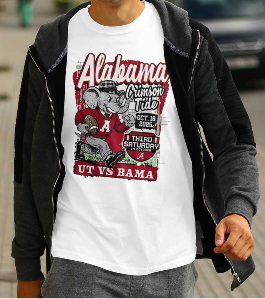 Alabama Crimson Tide UT Vs Bama October 18 2025 Third Saturday T-Shirt