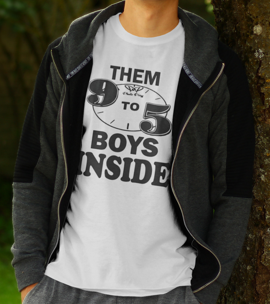 Them 9 To 5 Boys Inside Face T-Shirt