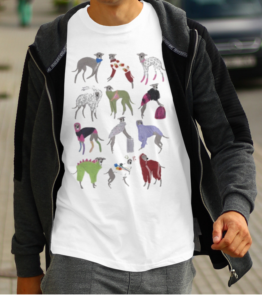 Tika The Iggy Fashion Dogs In Colorful Outfits T-Shirt