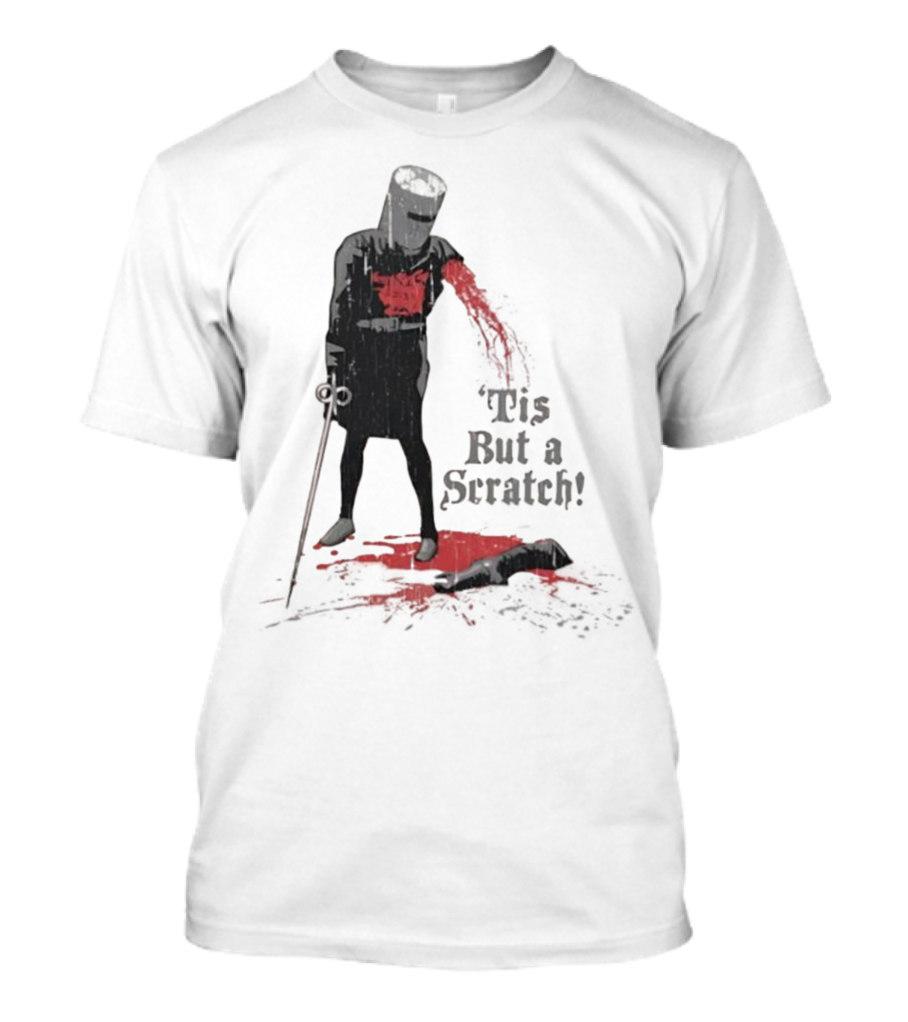 Monty Python Black Knight 'Tis But A Scratch Classic Scene T-Shirt