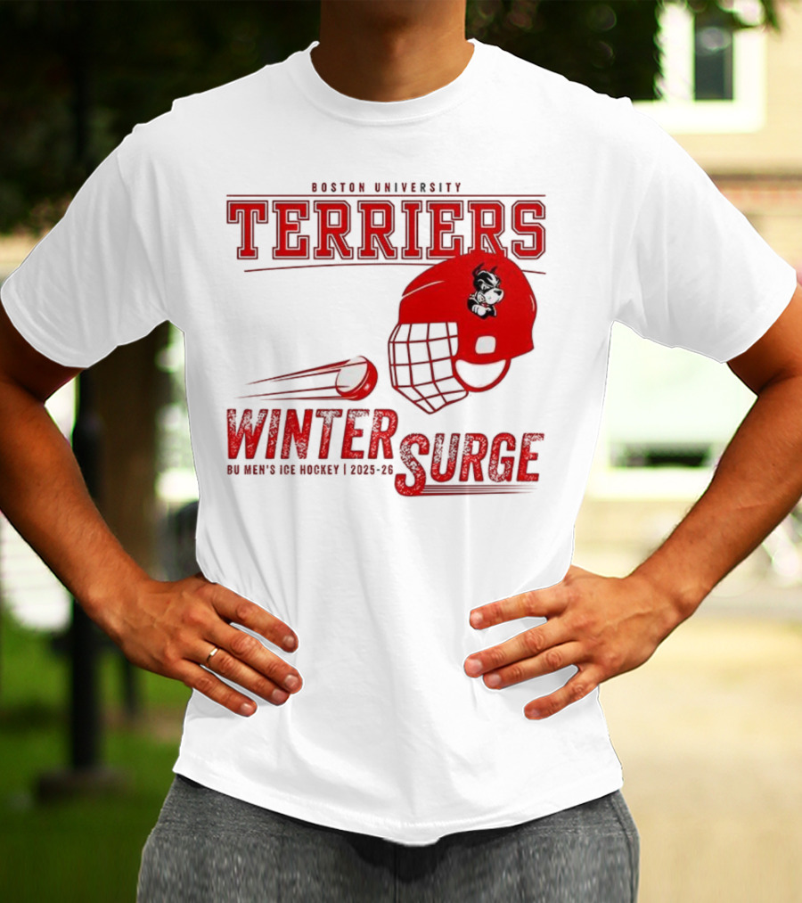 Boston Terriers Hockey Winter Surge 2009-2010 T-Shirt