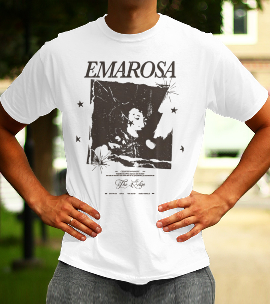 Emarosa The Edge Stars And Map Vintage Style T-Shirt