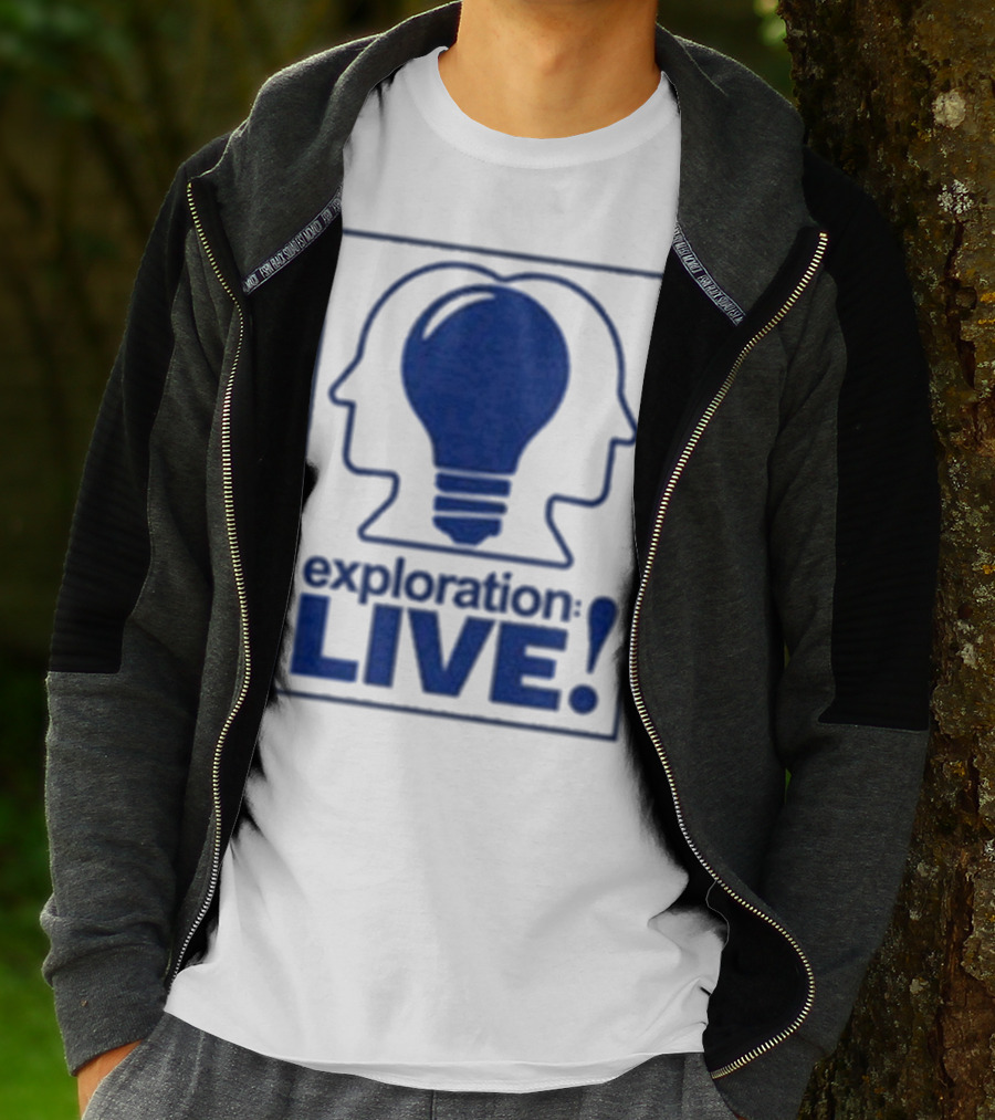 Exploration Live Heads With Lightbulb Icon T-Shirt