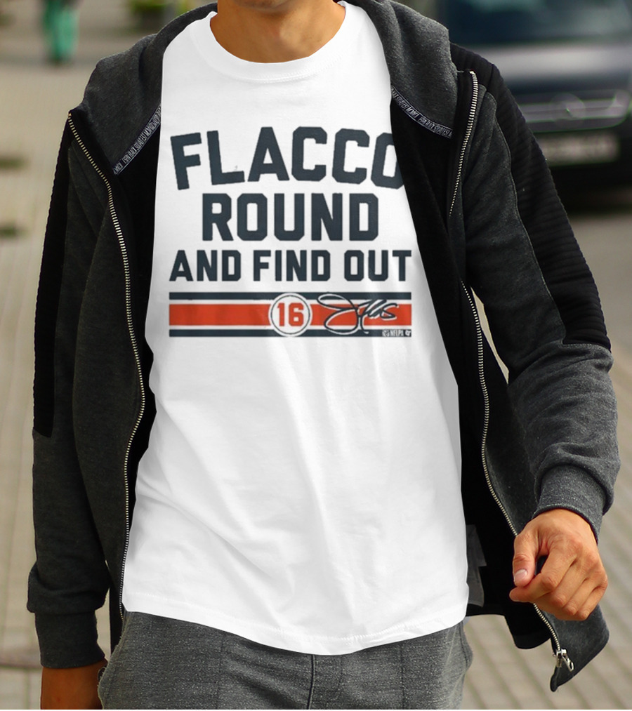 Flacco Round And Find Out 16 NFLPA Cincinnati Bengals T-Shirt