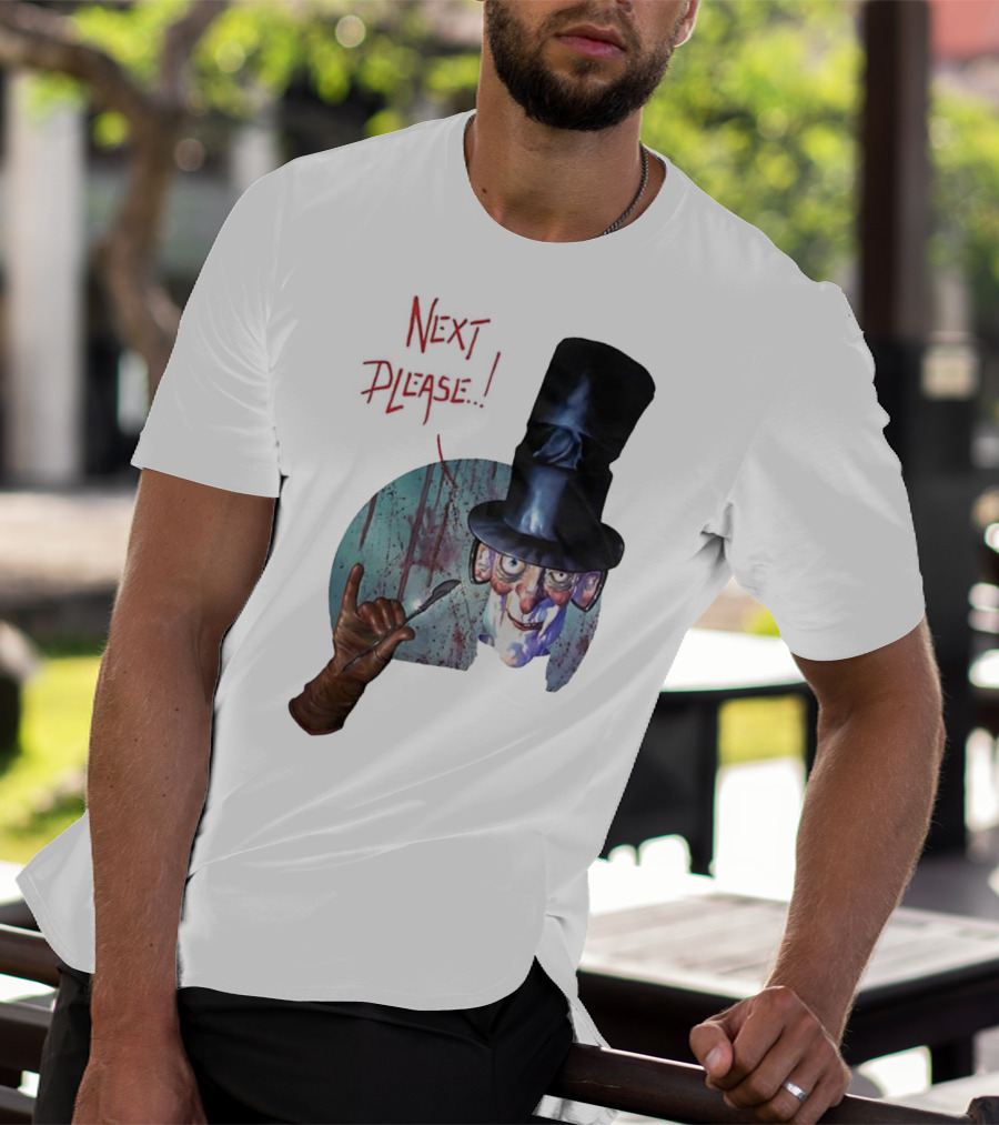 John Bolton1989 Next Please Horror Graffiti Halloween T-Shirt