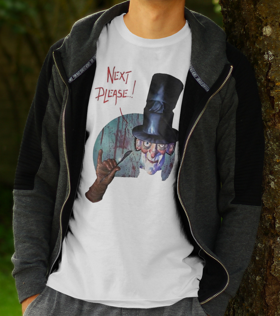 John Bolton1989 Next Please Horror Graffiti Halloween T-Shirt