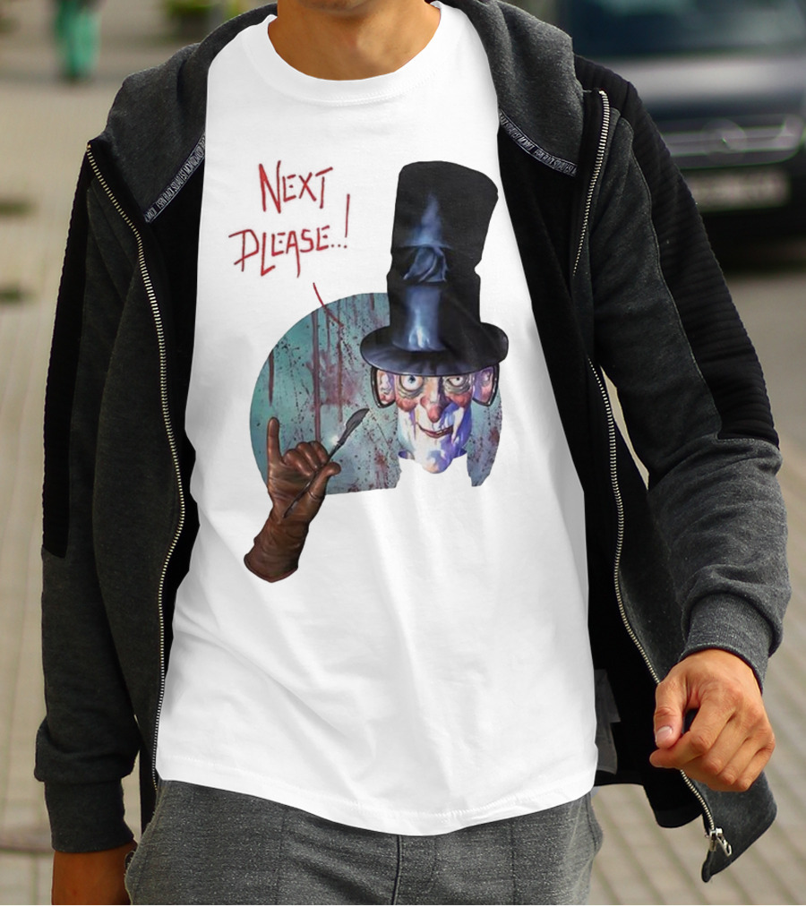 John Bolton1989 Next Please Horror Graffiti Halloween T-Shirt