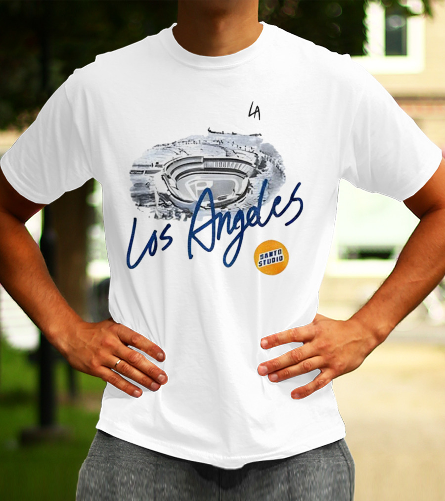 Los Angeles Dodger Stadium Vintage Jarto Studio 1883 Heritage T-Shirt