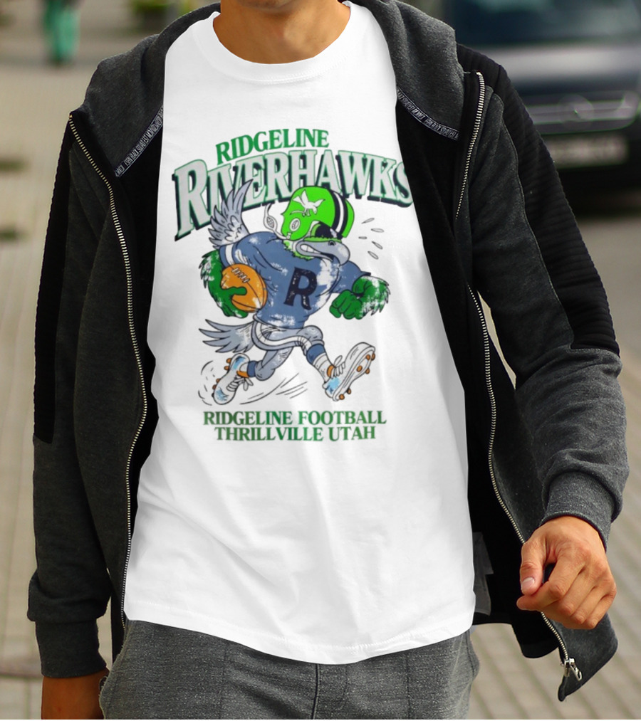 Ridgeline Riverhawks Football Thrillville Utah T-Shirt