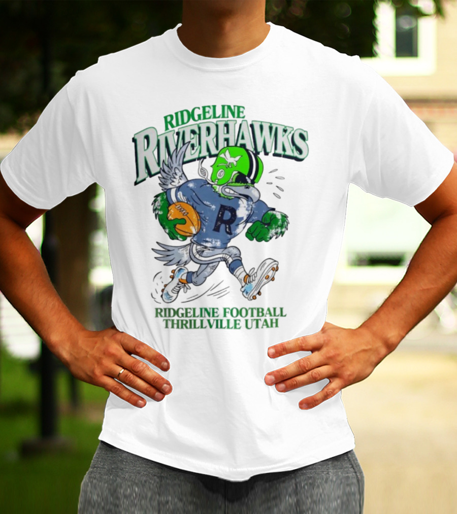 Ridgeline Riverhawks Football Thrillville Utah T-Shirt