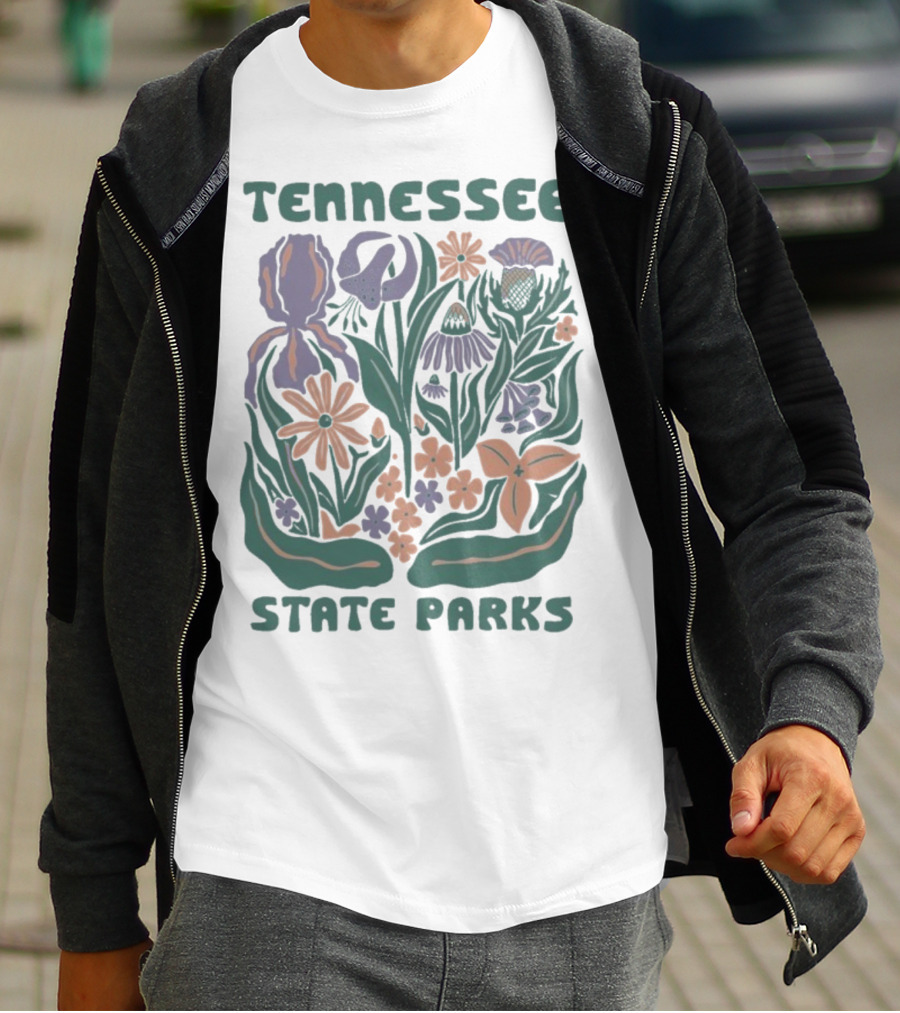 Tennessee State Parks Flowers Wildflower Collection T-Shirt