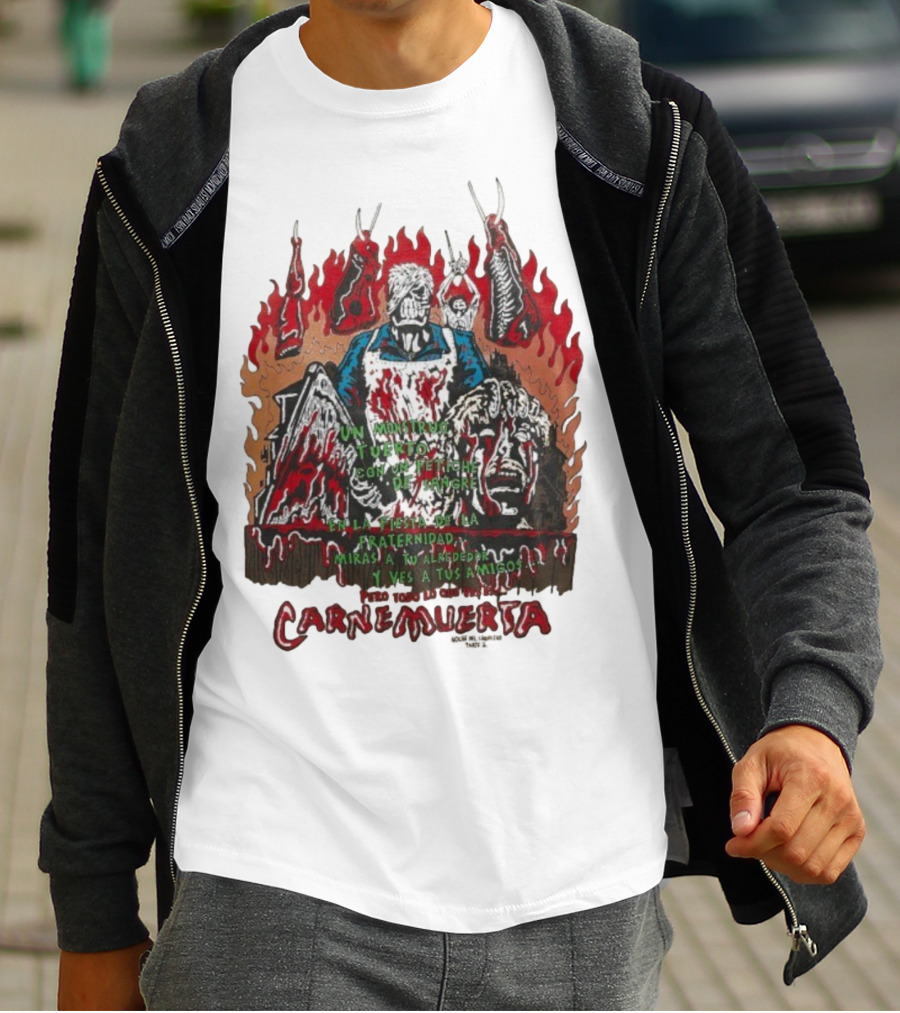 Carne Muerta Halloween Sangre Fraternidad Monstruo T-Shirt