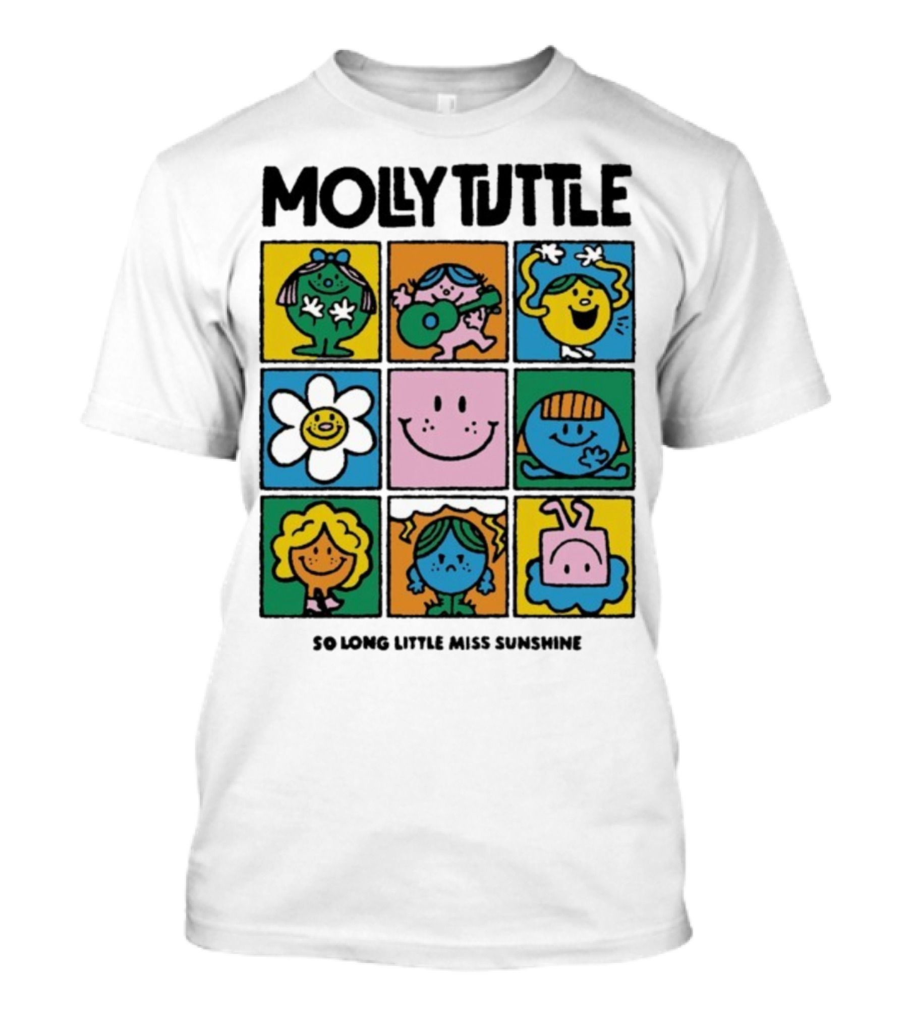 Molly Tuttle So Long Little Miss Sunshine Characters Iconic Pop Art Style T-Shirt