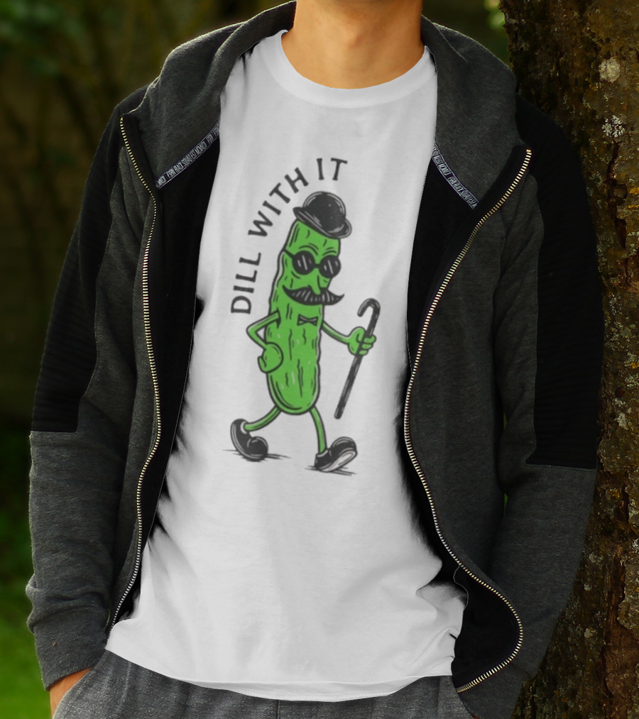 Dill With It Pickle Gentleman's Swagger T-Shirt