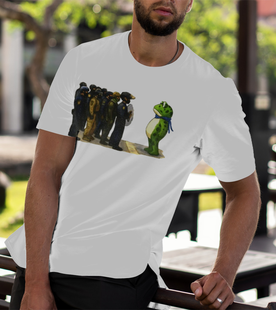 Portland Frog Protest Against ICE Deportation Resistance T-Shirt