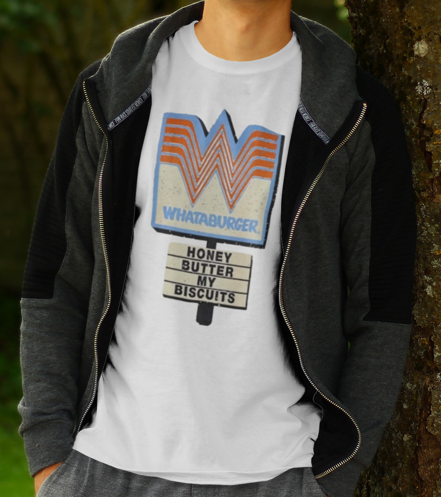 Whataburger Honey Butter My Biscuits Retro Logo T-Shirt