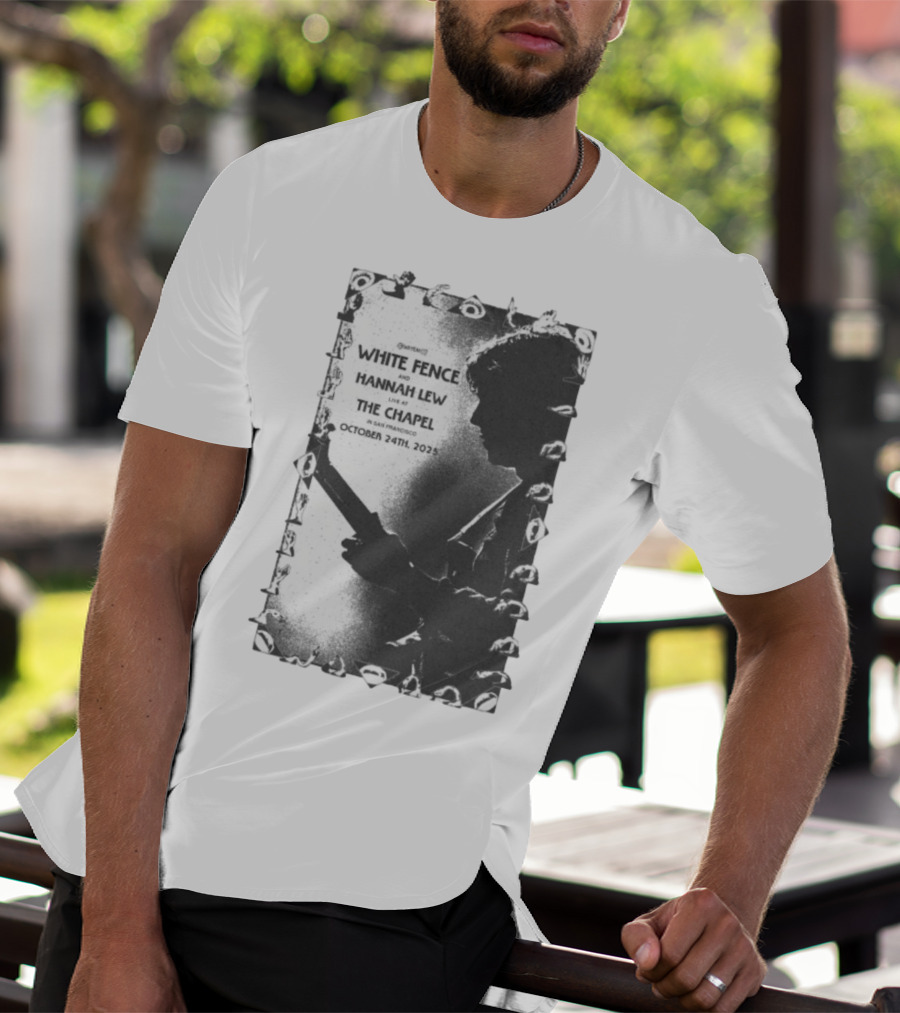 White Fence And Hannah Lew Live At The Chapel San Francisco October 24th 2025 T-Shirt