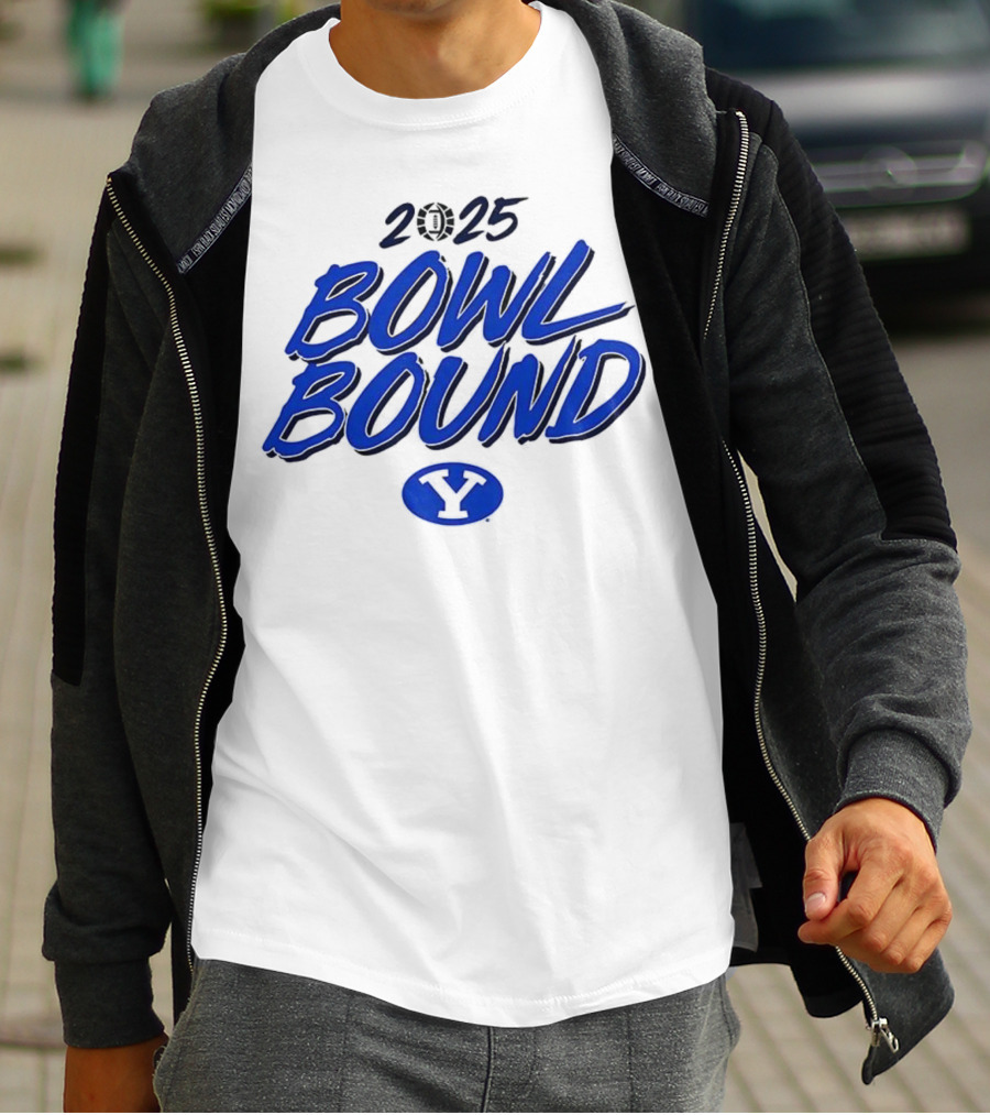 2025 Bowl Bound BYU Cougars Football Y Logo T-Shirt