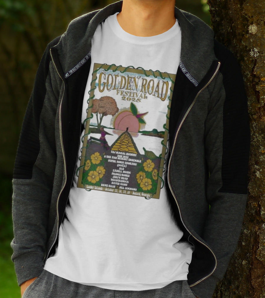 Golden Road Festival Buford Georgia October 17-20 2025 Taj Mahal Quintet Concert Event T-Shirt