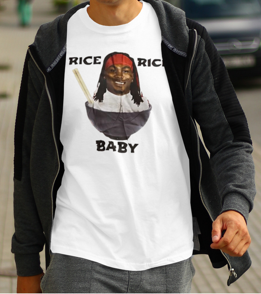 Rashee Rice Rice Baby Bowl Chopsticks Headband T-Shirt