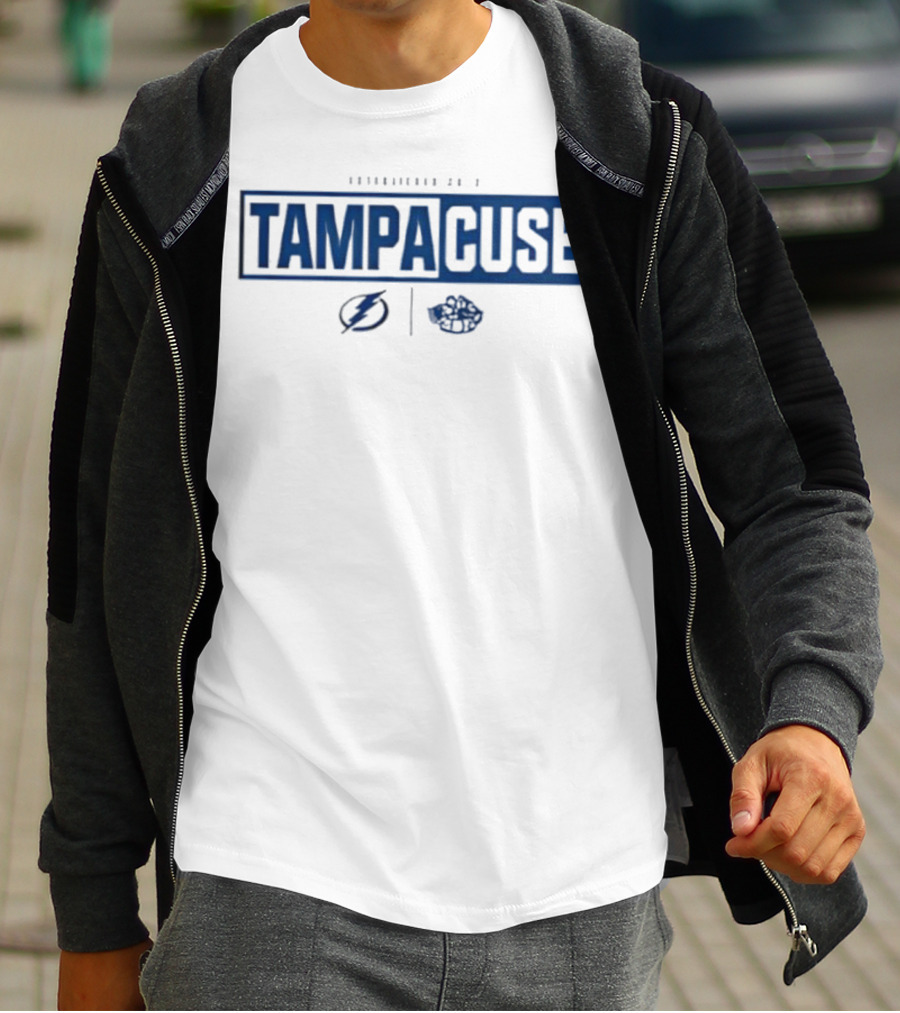 TampaCuse Syracuse Crunch And Tampa Bay Lightning Collaboration T-Shirt