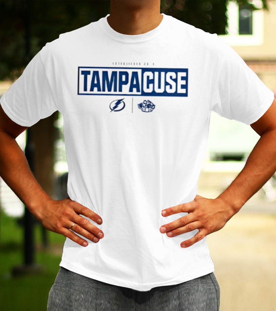 TampaCuse Syracuse Crunch And Tampa Bay Lightning Collaboration T-Shirt