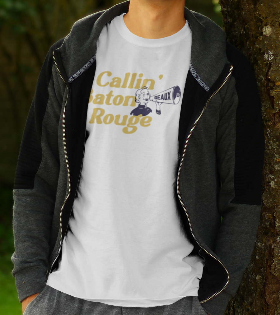 Callin’ Baton Rouge Geaux Megaphone Icon T-Shirt