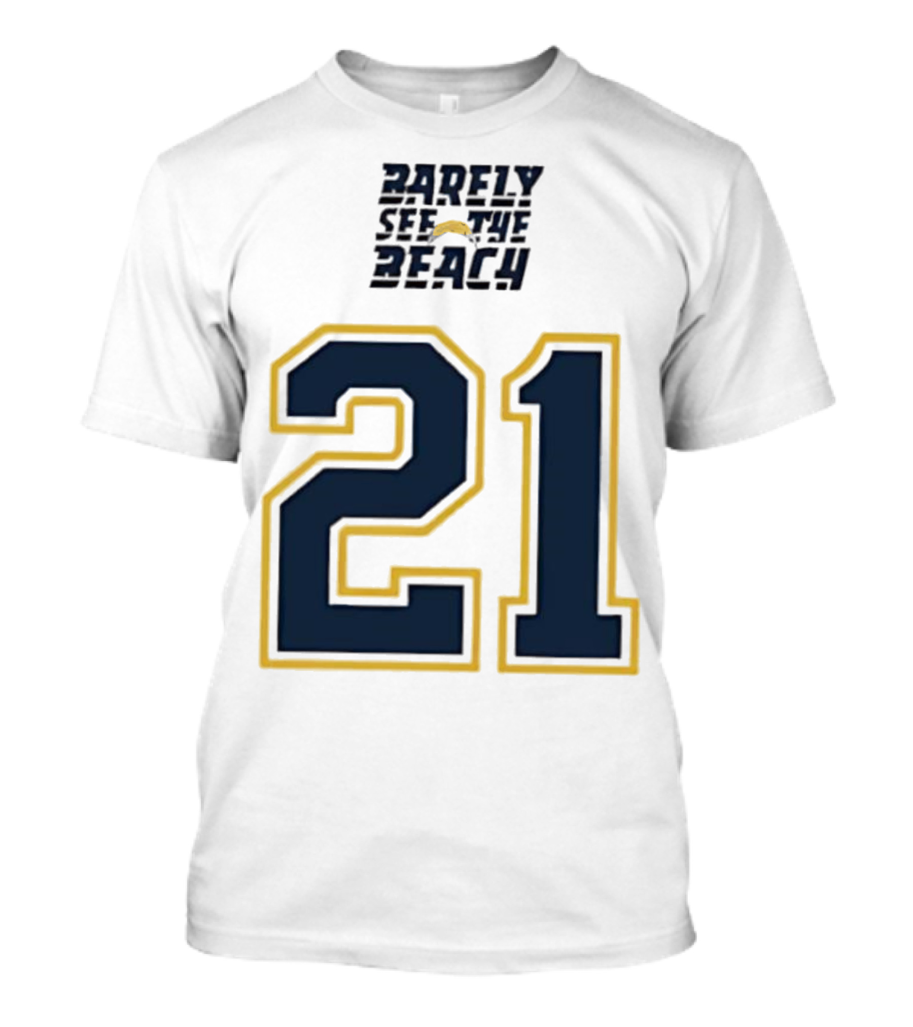 LaDainian Tomlinson San Diego Chargers 21 Barely See The Beach T-Shirt