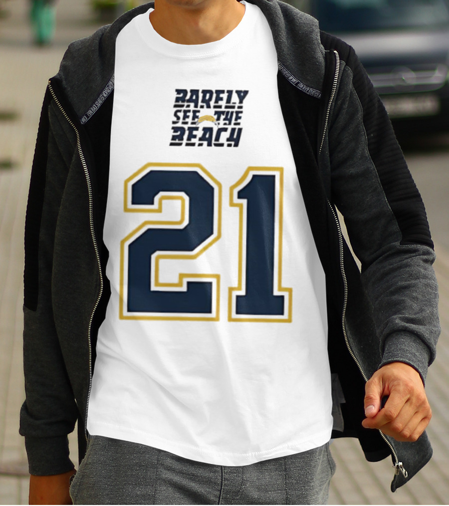 LaDainian Tomlinson San Diego Chargers 21 Barely See The Beach T-Shirt