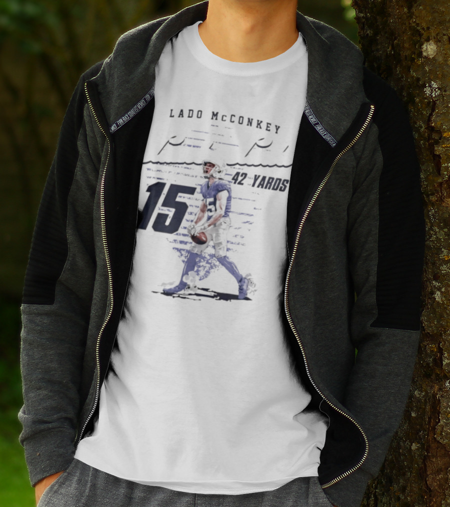 Ladd McConkey Punt Return 42 Yards 15 T-Shirt