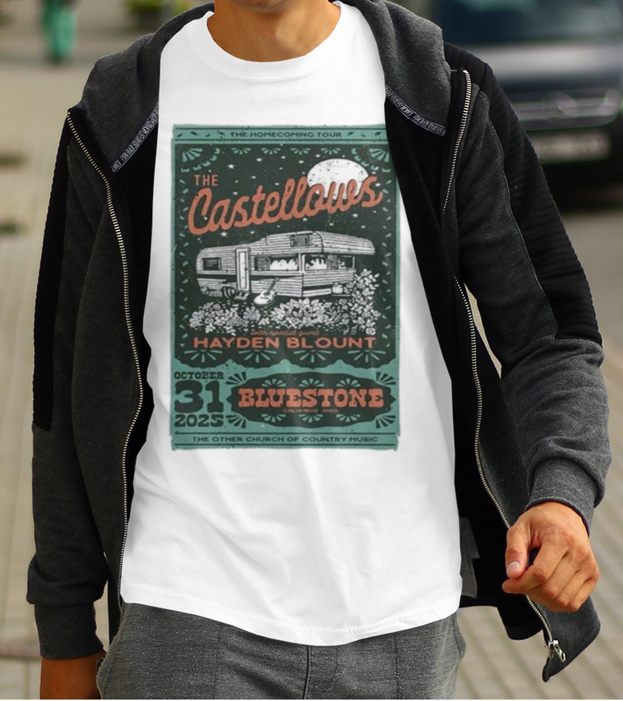 The Castellows Homecoming Tour Hayden Blount Bluestone Columbus October 31 2025 T-Shirt