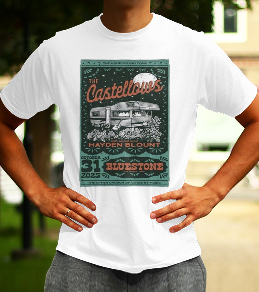 The Castellows Homecoming Tour Hayden Blount Bluestone Columbus October 31 2025 T-Shirt