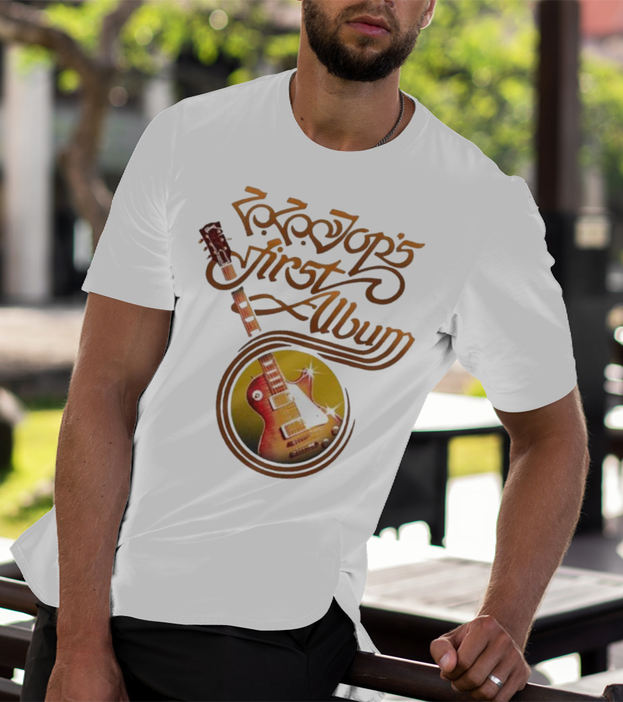 ZZ Top's First Album Guitar Art Retro Style T-Shirt