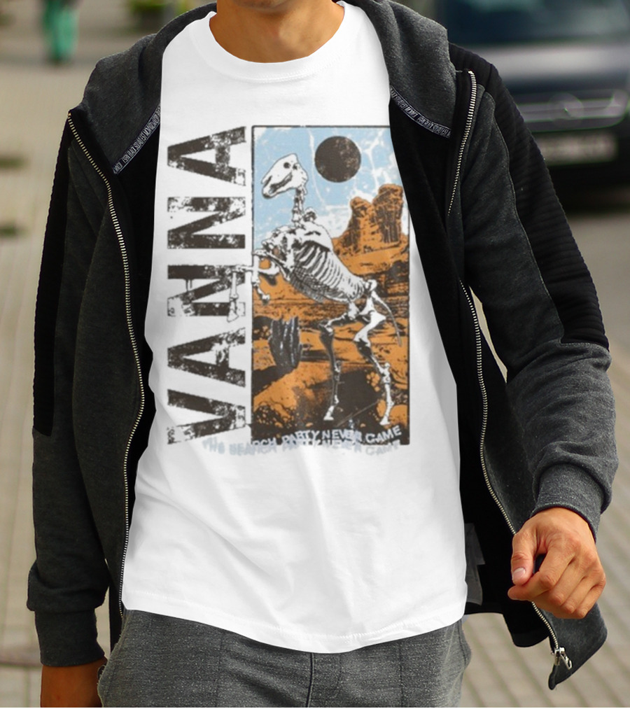 Vanna The Search Party Never Came Skeleton Desert Landscape T-Shirt