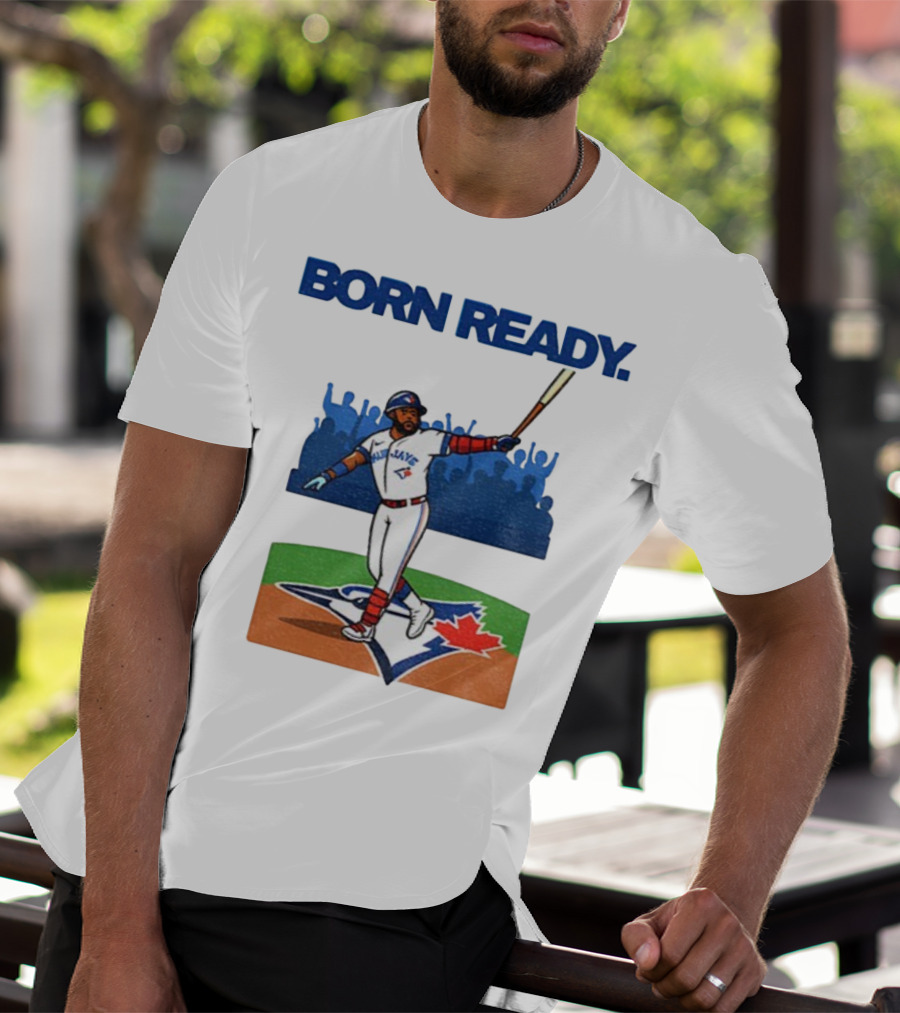 Vladimir Guerrero Jr. Born Ready Toronto Blue Jays MLB Baseball Player T-Shirt