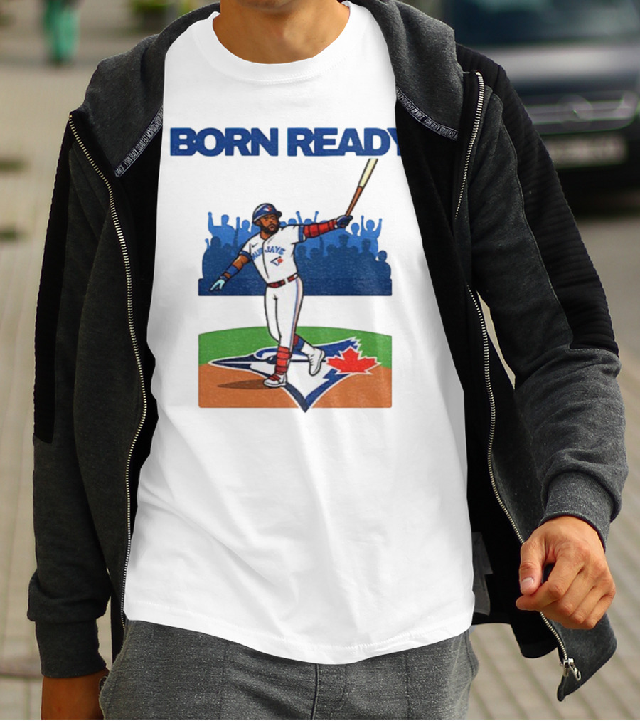 Vladimir Guerrero Jr. Born Ready Toronto Blue Jays MLB Baseball Player T-Shirt