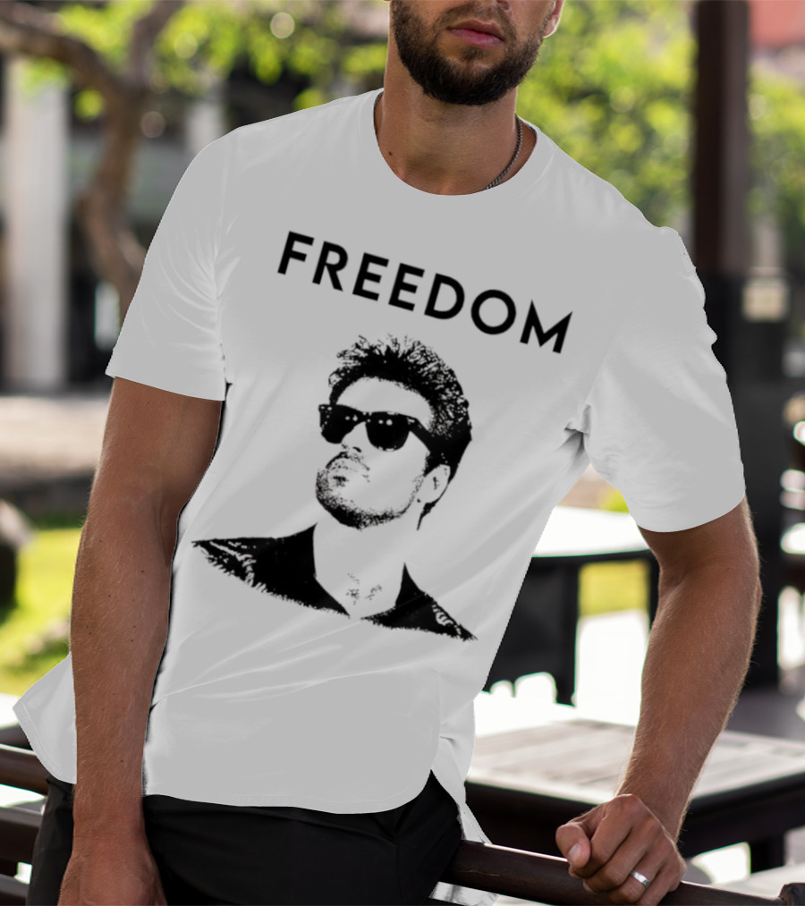 George Michael Freedom Retro Tribute T-Shirt