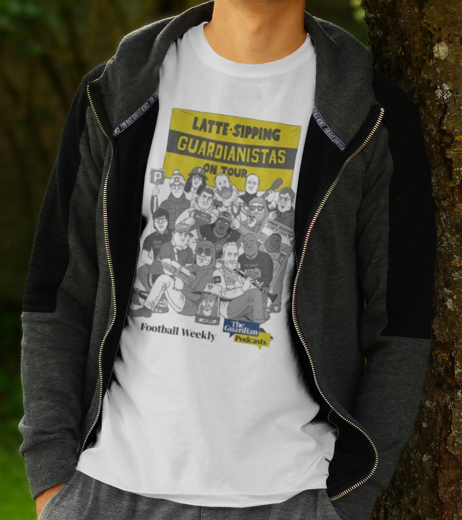Latte-Sipping Guardianistas On Tour Football Weekly The Guardian Podcasts T-Shirt