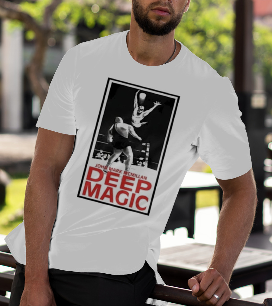 John Mark McMillan Deep Magic Wrestling Illustration T-Shirt