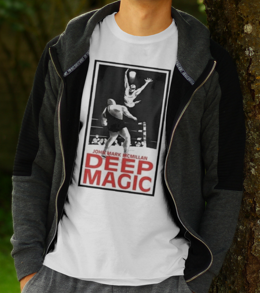 John Mark McMillan Deep Magic Wrestling Illustration T-Shirt