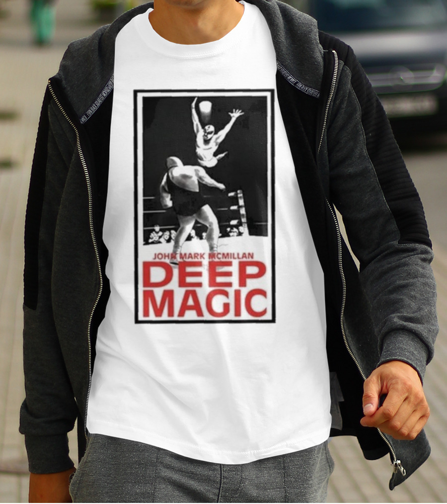 John Mark McMillan Deep Magic Wrestling Illustration T-Shirt