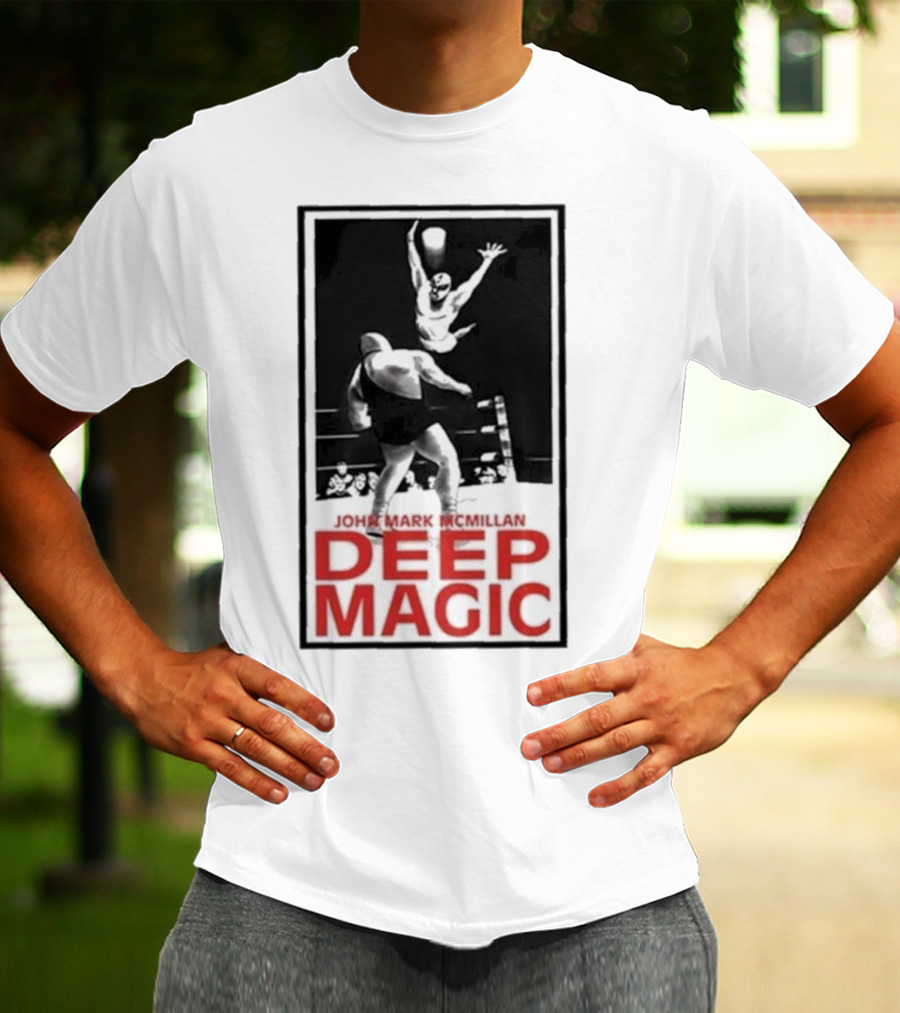 John Mark McMillan Deep Magic Wrestling Illustration T-Shirt