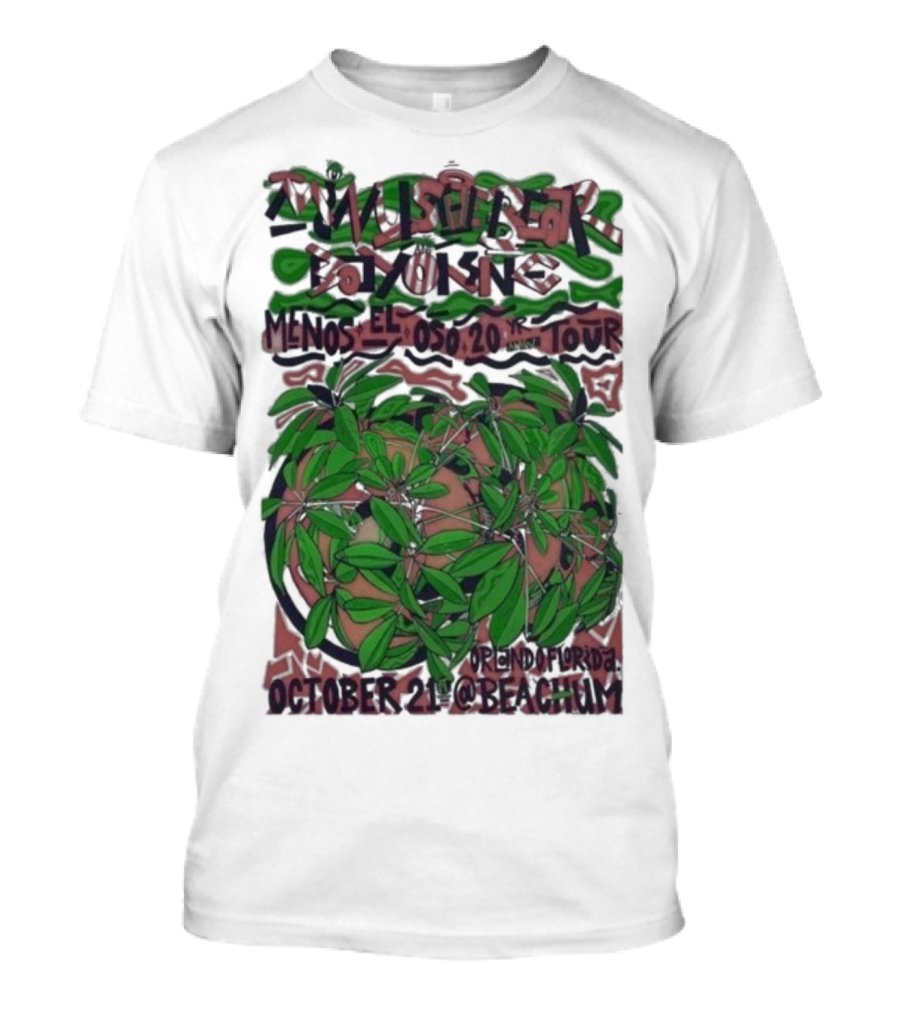 Minus The Bear VOXEL Florida Tour The Beacham October 21 2025 T-Shirt