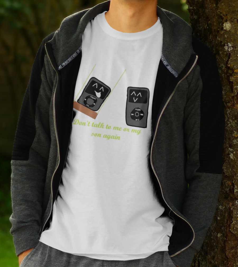 Don’t Talk To Me Or My IPod Again Cute Drawing T-Shirt